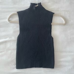 Zara Black Super Stretchy Turtleneck. Never Worn. Size M